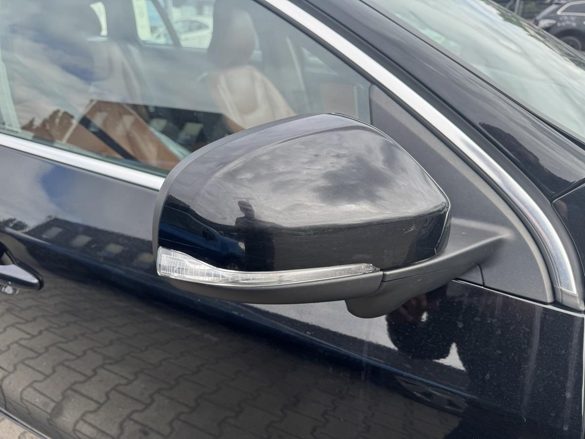 Volvo V60 original Au&szlig;enspiegel rechts 01900 Black Stone elektrisch anklappbar Bj.2011
